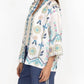 Johnny Was - Oriel Cropped Linen Kimono