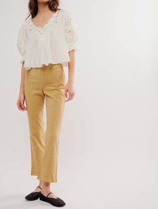 Free People - In My Feelings Slim Crop Pants