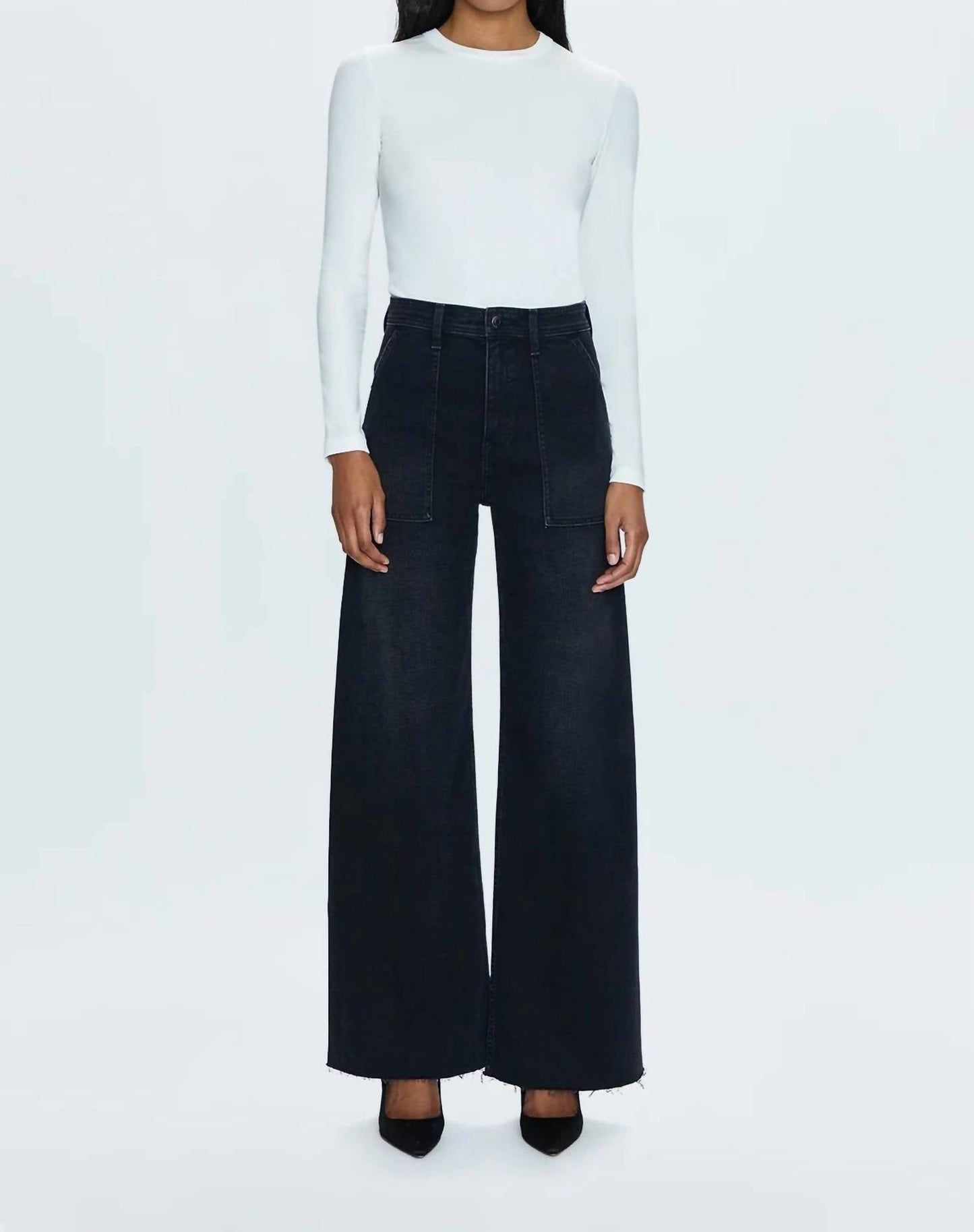 Pistola - PENNY HIGH RISE WIDE JEAN - COLLINS