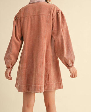 &Merci - Edge Line Denim Mini Dress