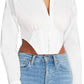 Steve Madden - Stassi Corset Hook & Eye Top