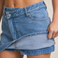 Le Lis - Women's The Jetty Mid Rise Denim Skort