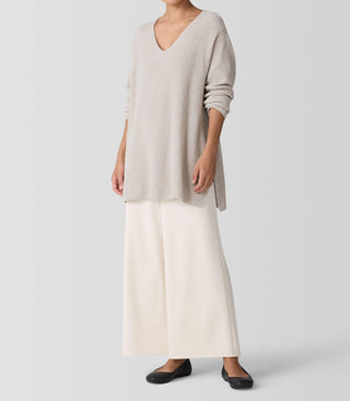 Eileen Fisher - Organic Cotton Chenille V-neck Top