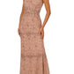Adrianna Papell - Beaded Mesh Gown Dress