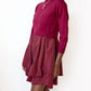 Baevely By Wellmade - Mary 3/4 Sleeve Mini Sweater Dress