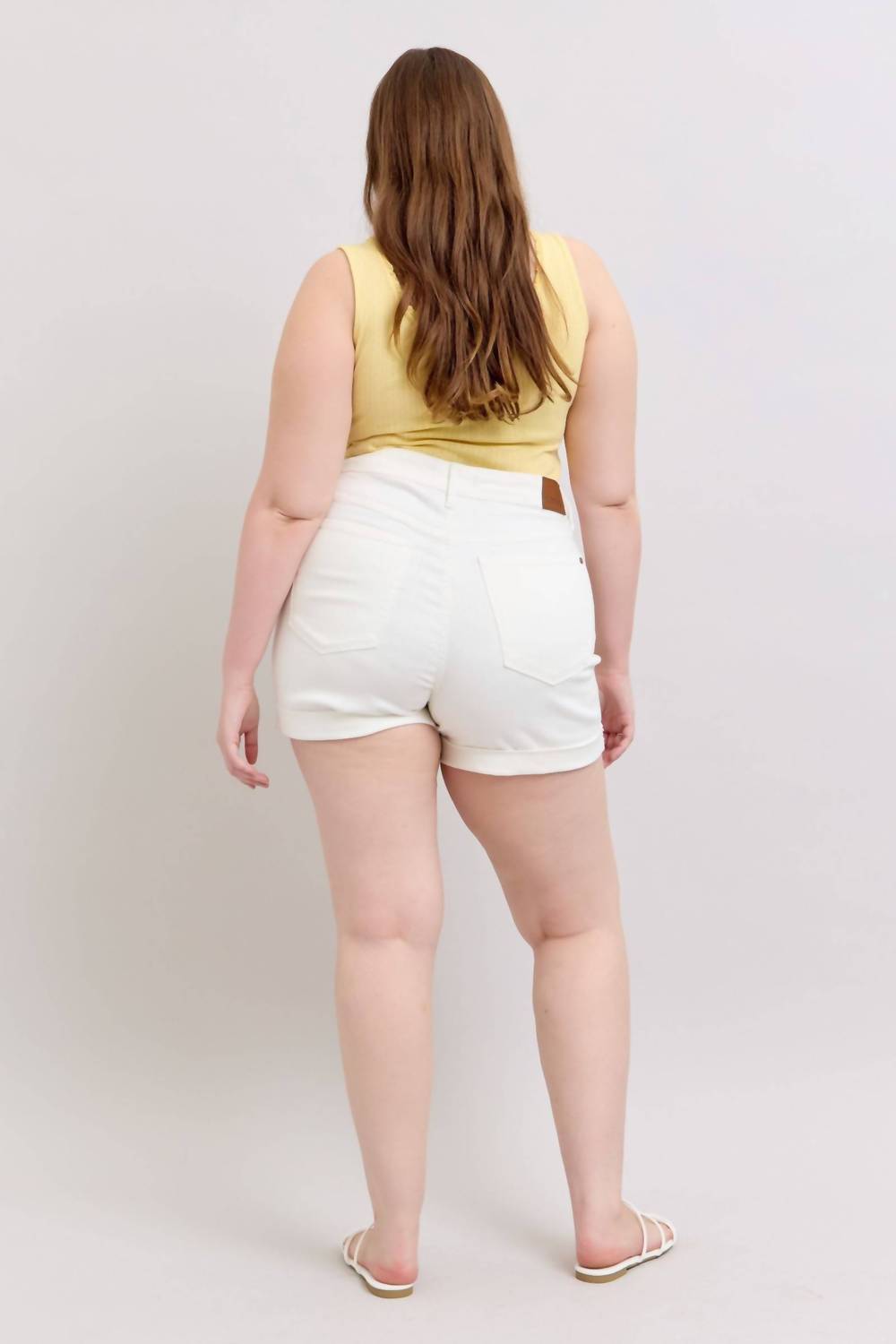 Judy Blue - High Waist Double Roll Cuff Denim Short