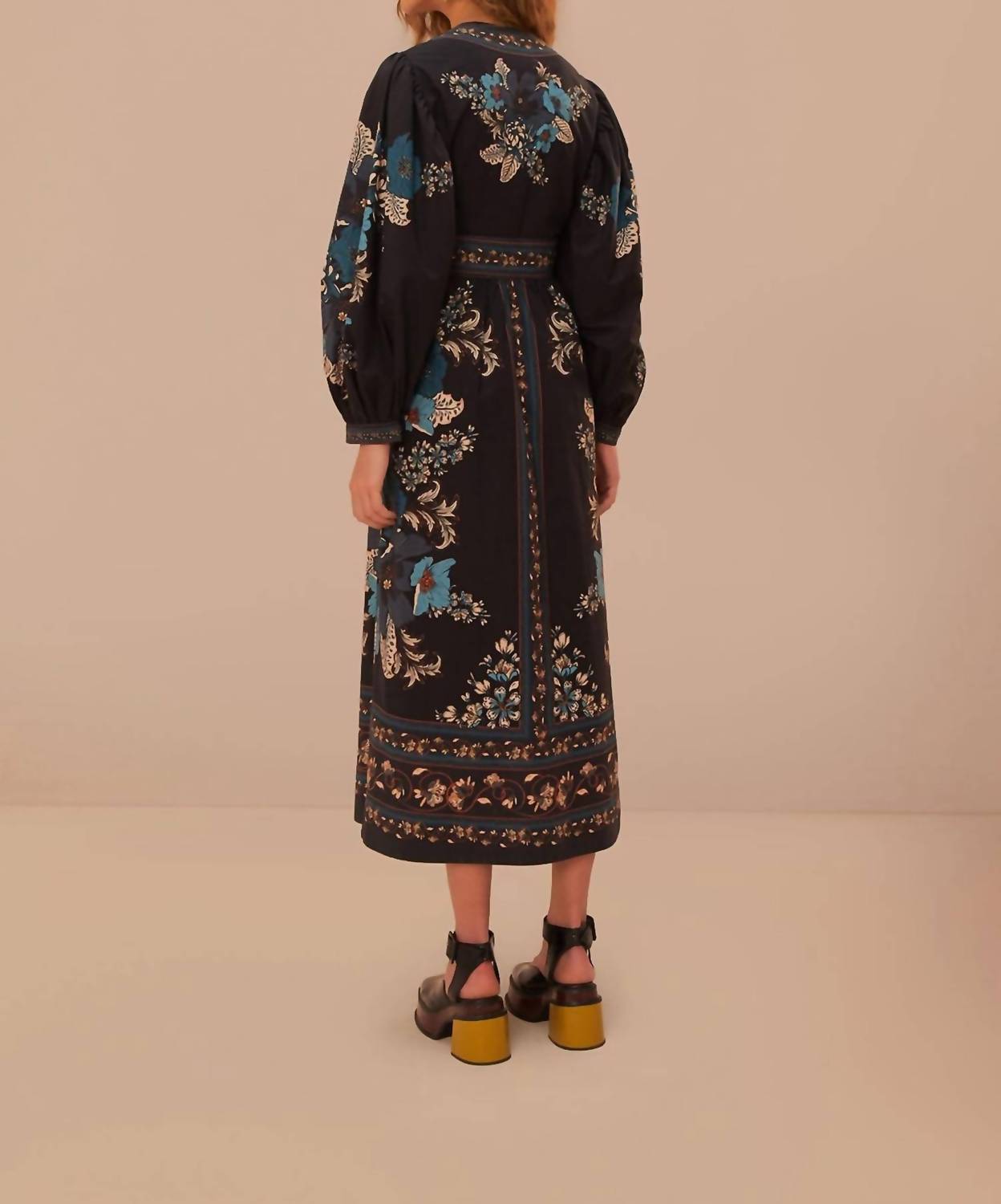 Farm Rio - Blossom Tapestry Midi Dress