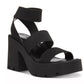 Steve Madden - Women's Round Toe Strappy Lug Platform Sandals