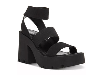 Steve Madden - Women's Round Toe Strappy Lug Platform Sandals