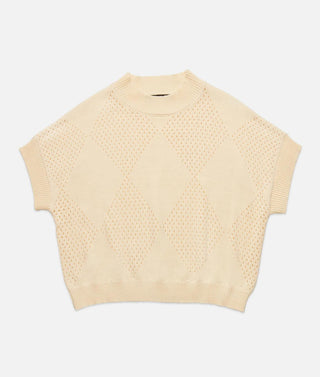 Deluc - Women's Nora Pointelle Knit Vest