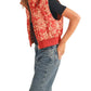 &Merci - Floral Cropped Puffer Vest