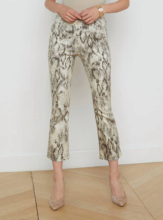 L'Agence - Tati High Rise Crop Micro Boot Jean