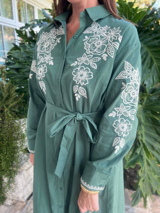 &Merci - Saddle Stitch Floral Maxi Dress