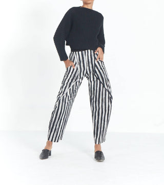 Matthildur - Orchid Stripe Cotton Pant