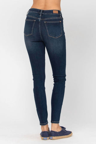 Judy Blue - Mid-seam Stitch Skinny Jeans
