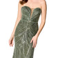 Ivonne D - Beaded Fit-and-flare Gown