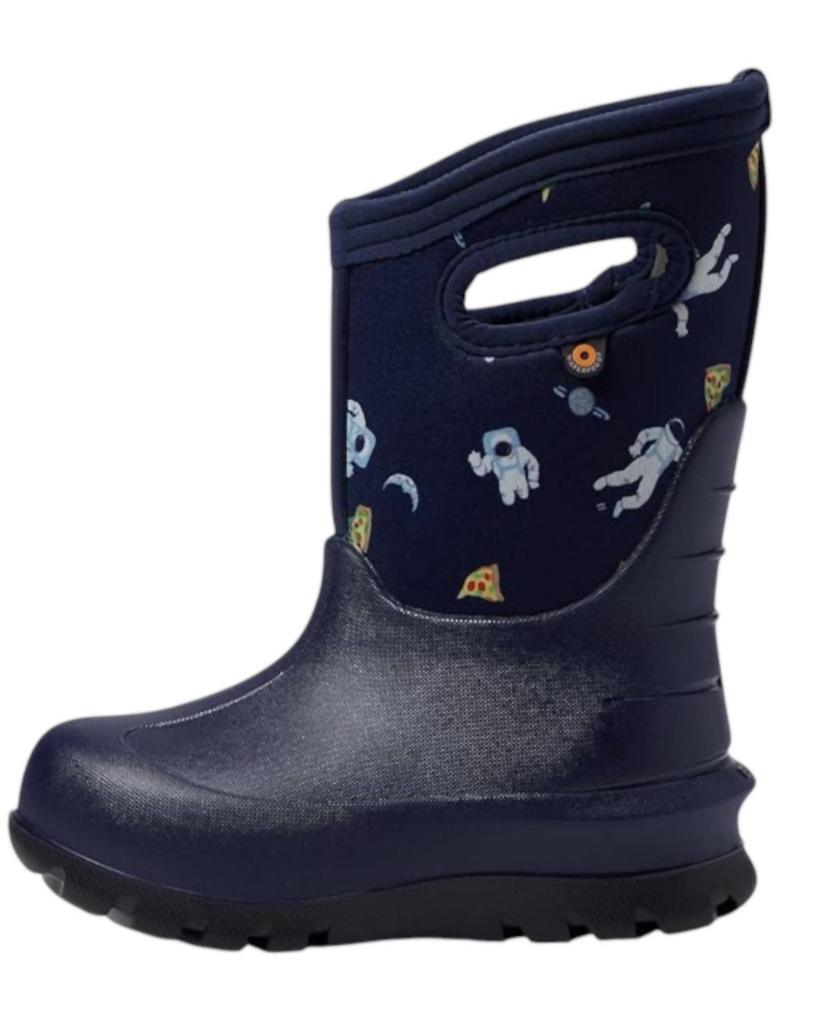 Bogs - Boy's Neoclassic Space Pizza Rain Boots