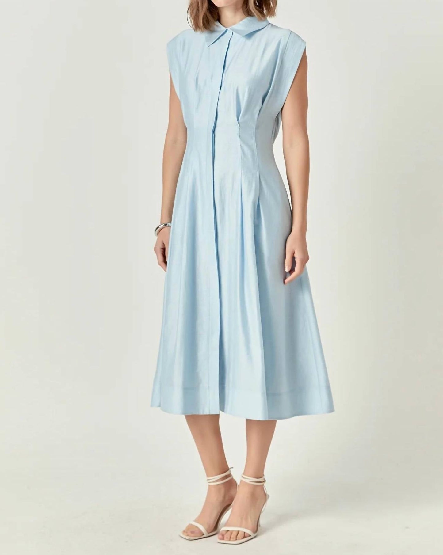 2.7 August Apparel - Women's Contrast Stitch Midi Dress
