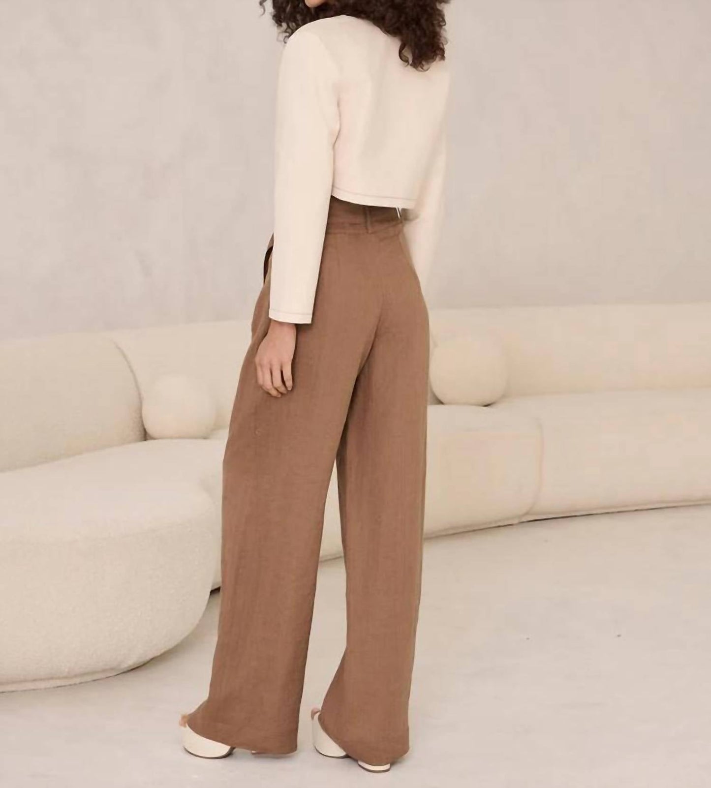 Hevron - Elle Cropped Open Jacket