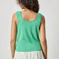 Lilla P - Shirred Strap Tank Top