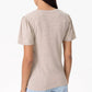 Goldie - Signature Slub Flutter Sleeve V Neck Tee