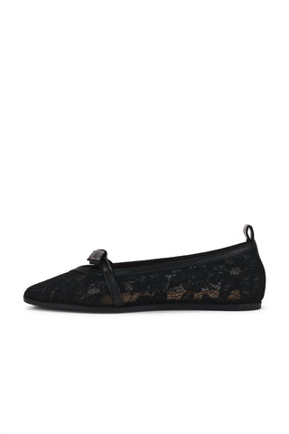 Free People - Women's Mesh Mania Bow Flats