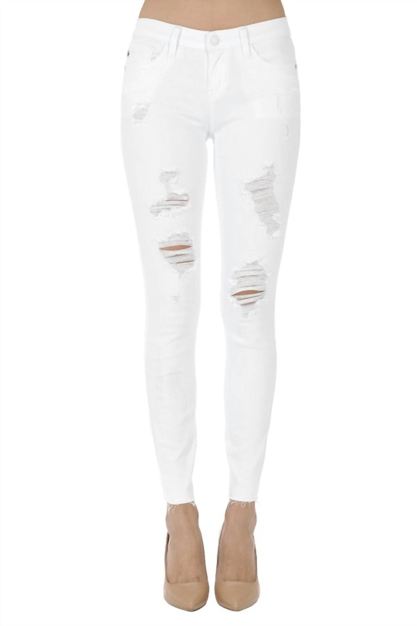 Judy Blue - Bootyful Destroyed Skinny Jean - Plus