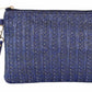 22Tote - Women's Straw Wristlet Clutch