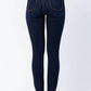 Judy Blue - Women's High-waist Back Phone Yoke Skinny Jeans