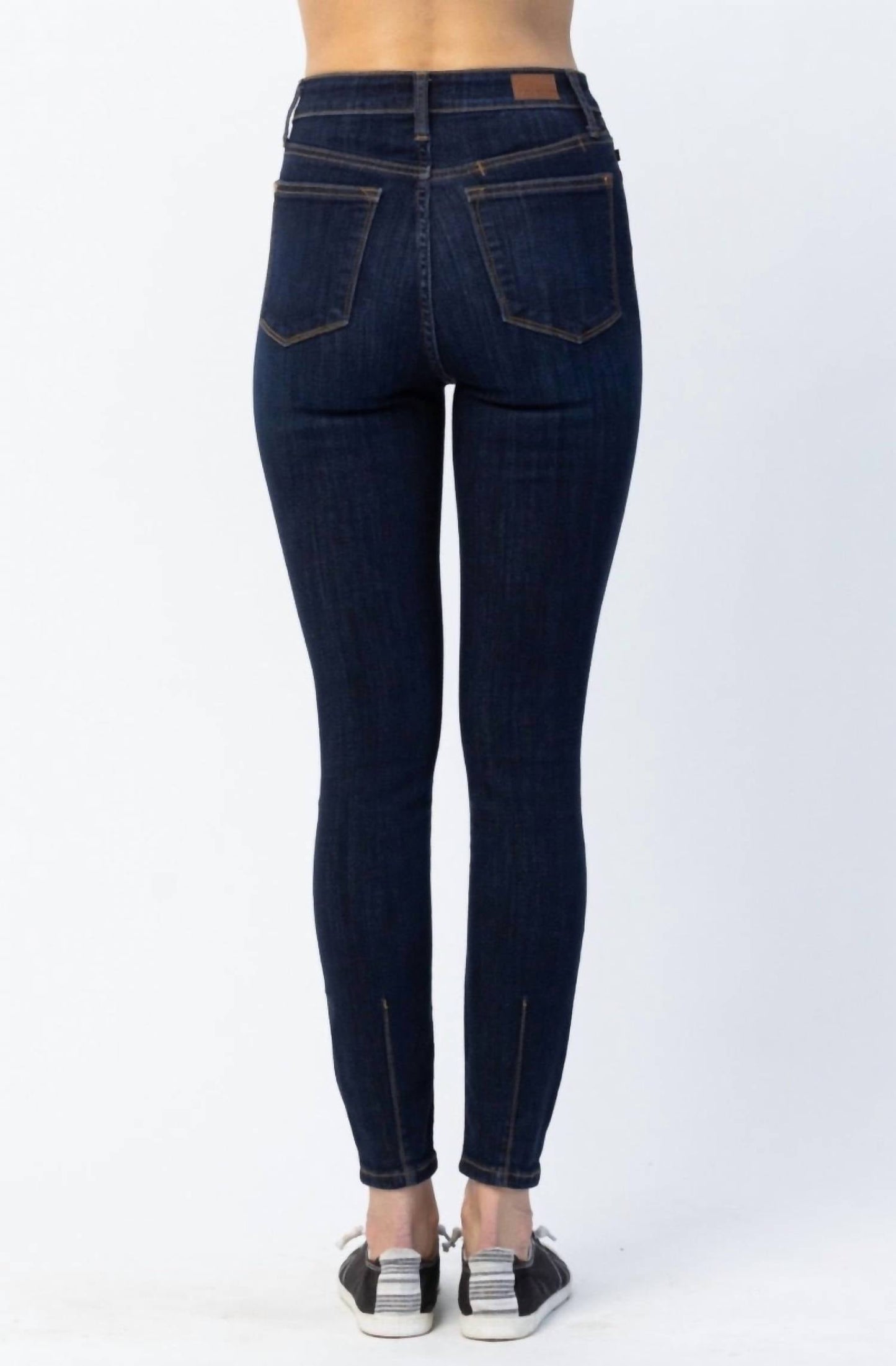 Judy Blue - Women's High-waist Back Phone Yoke Skinny Jeans