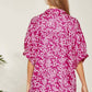 Andree By Unit - Floral Print With Drop Puff Sleeve Blouse
