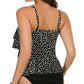 Miraclesuit - Dot Dot Dot Tiering Up Tankini Top - Dd Cup