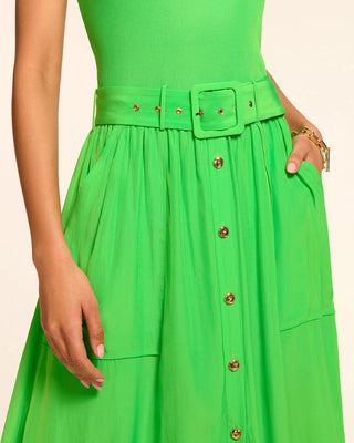 Ramy Brook - Sylvie Combo Ribbed Midi Dress