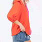 Trendsi - GeeGee Full Size Ruffle Trim Contrast Blouse