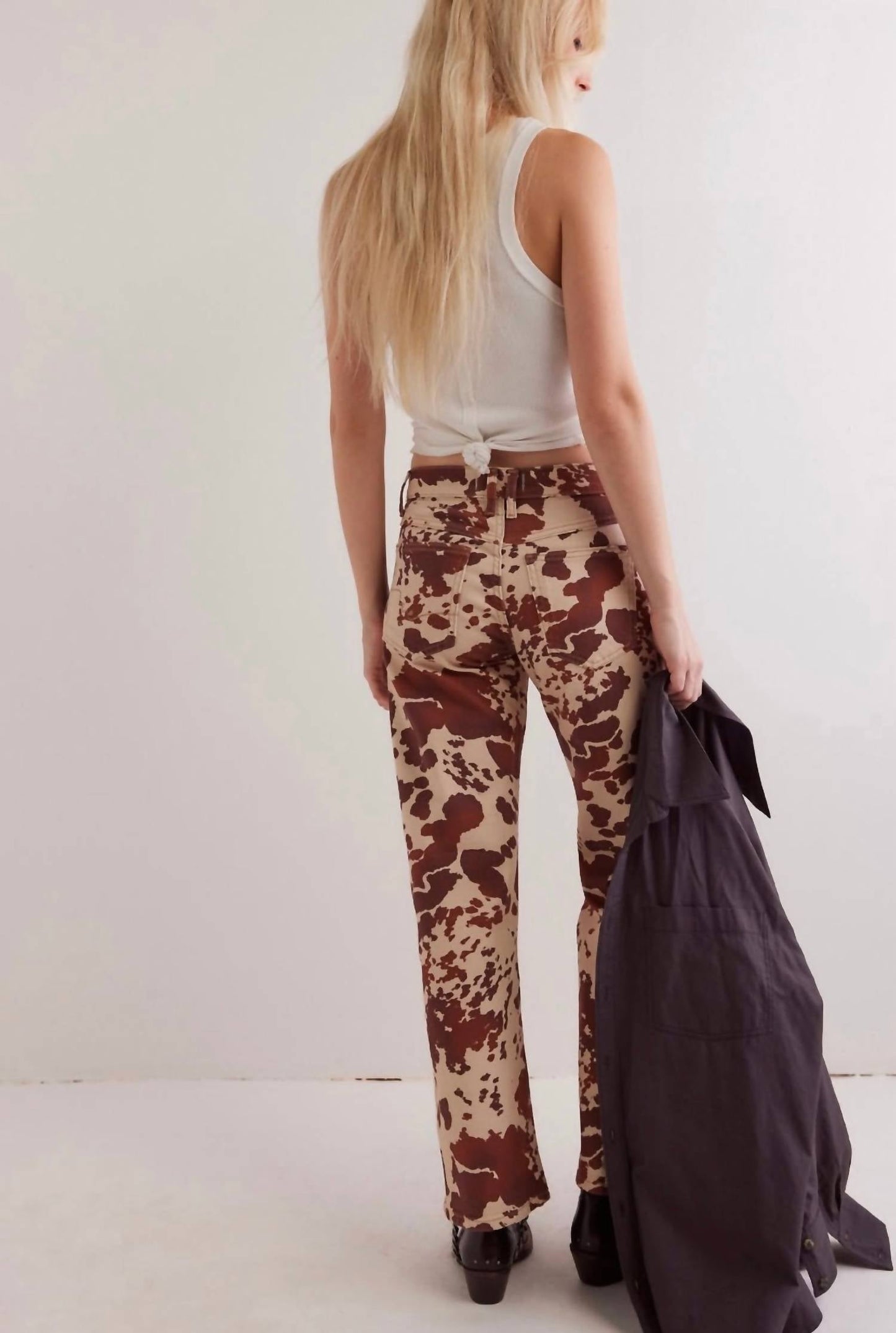 Free People - Risk Taker Printed Jeans