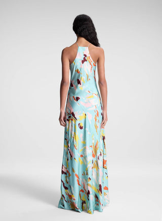 A.L.C. - Sybil Printed Satin Maxi Dress