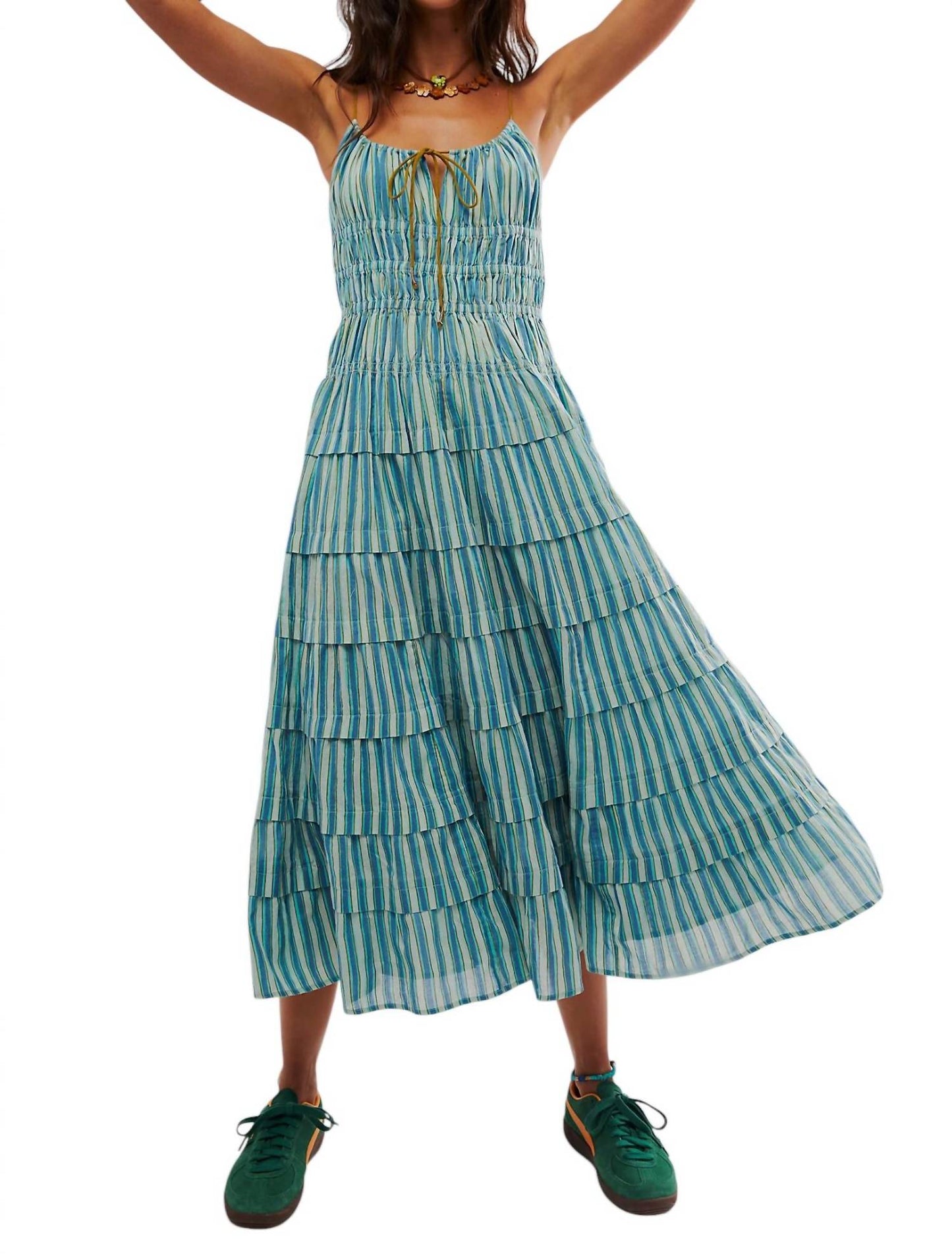 Free People - GOING STEADY MIDI DRESS