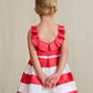 Abel & Lula - Ottoman Stripe Ruffle Dress