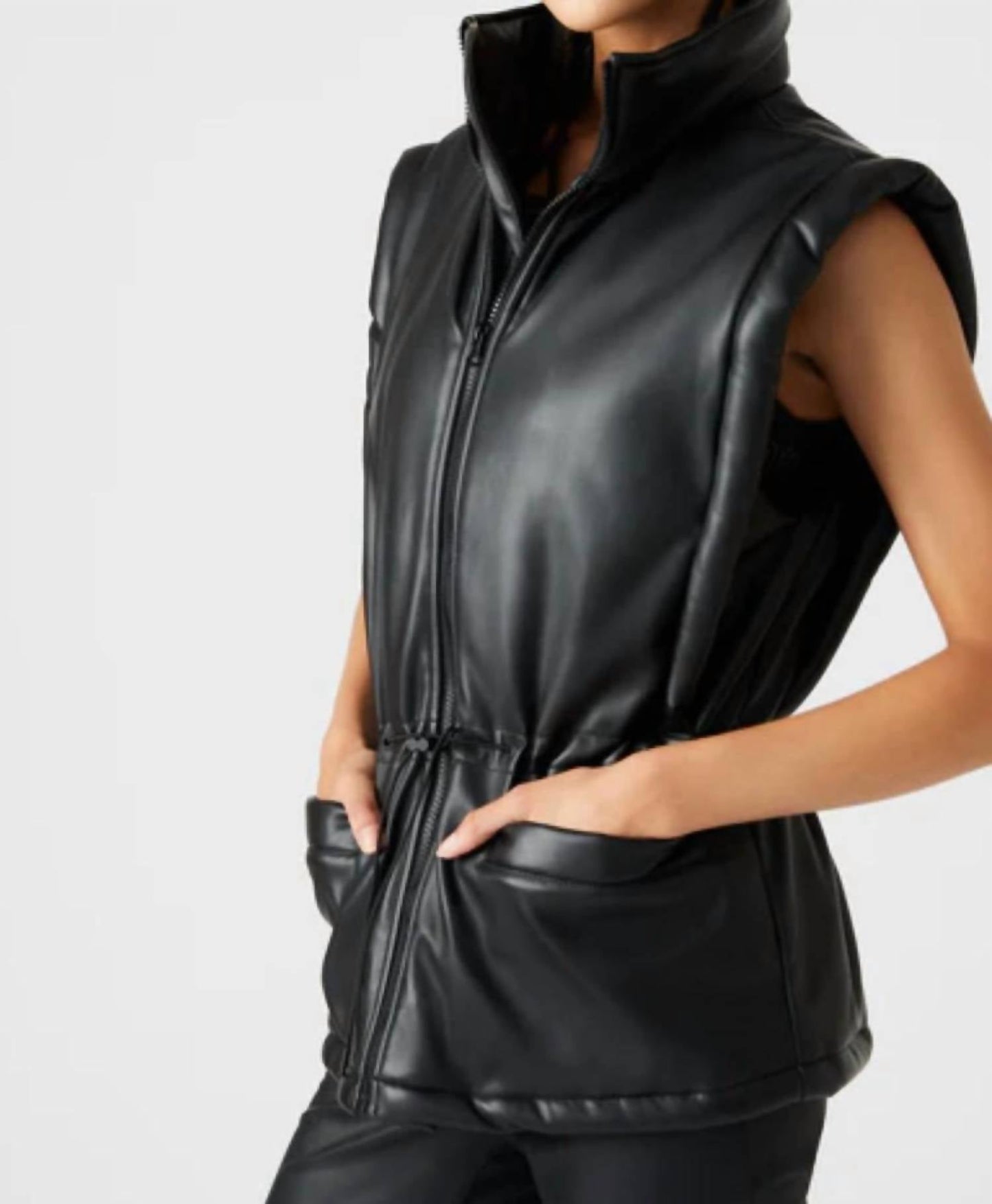 Steve Madden - Celestina Faux Leather Vest