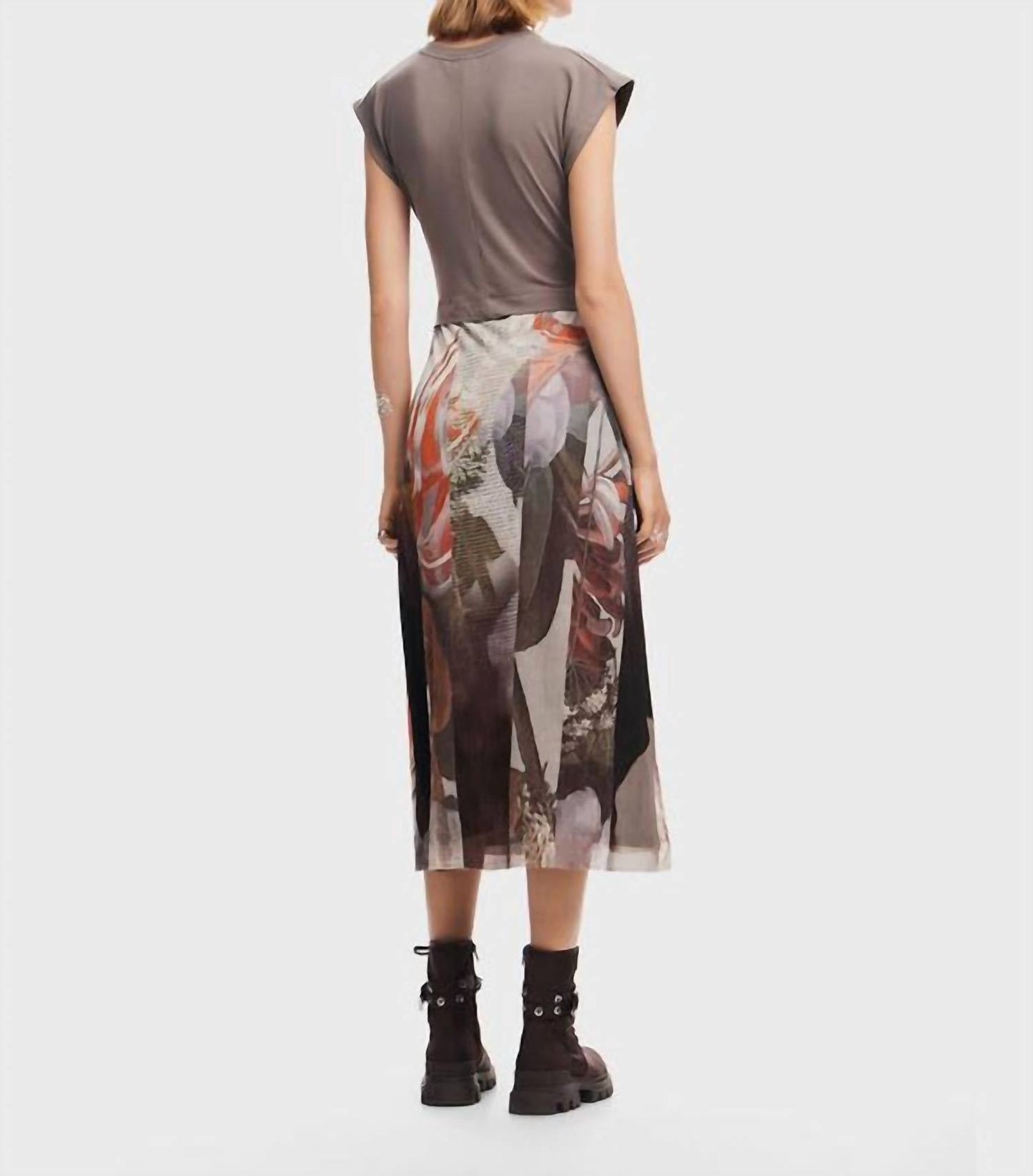 Desigual - Tierra Crew Neck Midi Dress