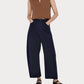7115 By Szeki - Relaxed Curve Legged Trouser