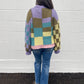 Bibi - Angel Girl Color Block Checkered Sweater