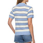 Flags & Anthem - Maben Striped Short Sleeve Sweater Polo Shirt