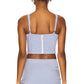 Fleur Du Mal - Poplin Bustier Top