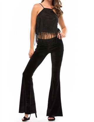 Wyldr - Amina Velvet Flare Pant