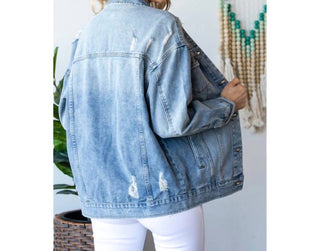 Vervet By Flying Monkey - Jacket Curvy Distressed