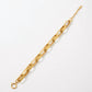 La Vie Parisienne - Hammered Chain Link Bracelet