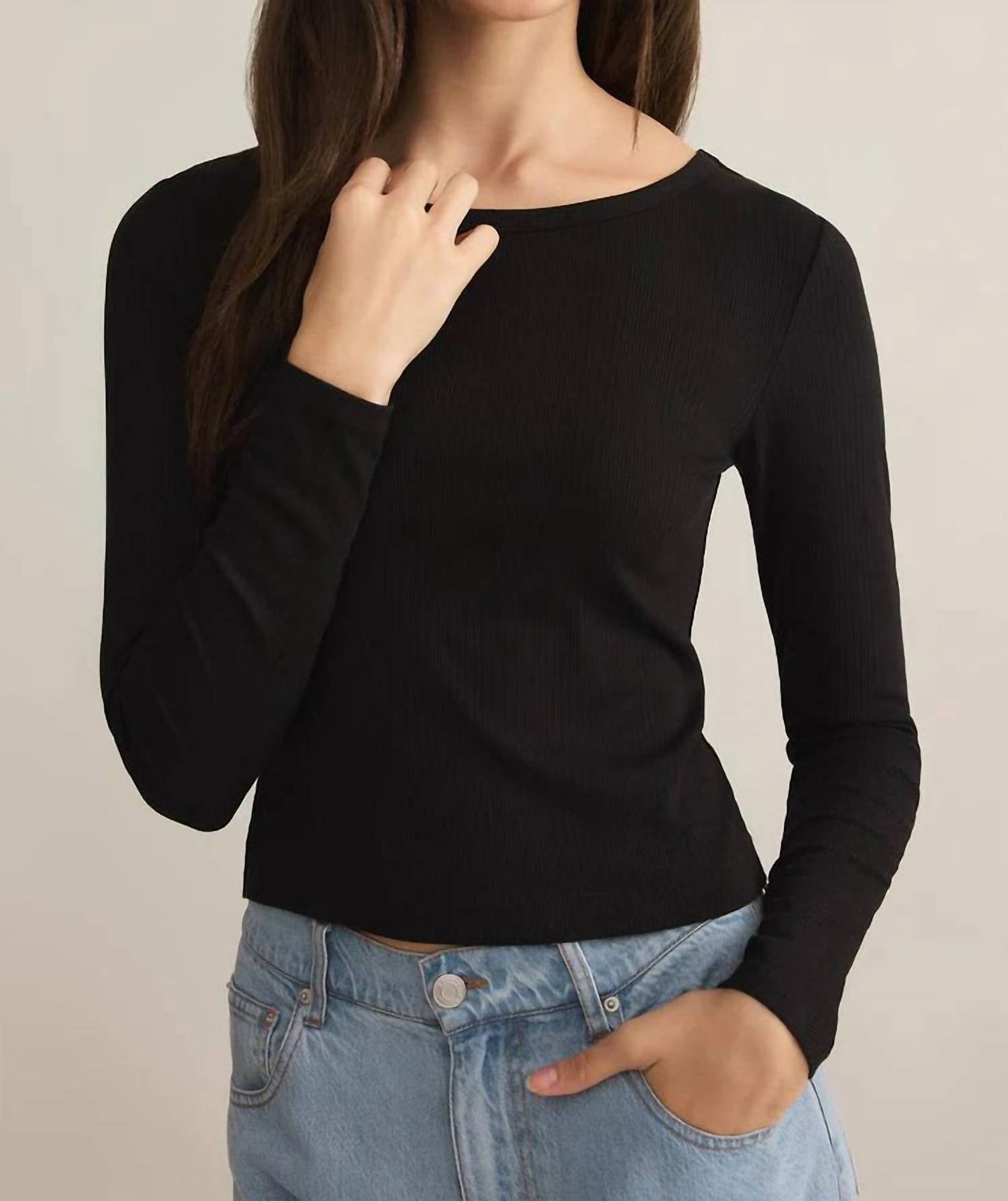 Z Supply - Infinity Long Sleeve Ribbed Tee