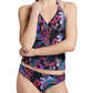 Johnny Was - REVERSIBLE HALTER RUCHED TANKINI