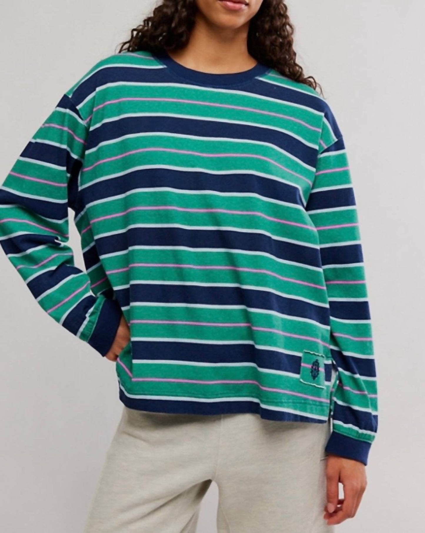 Free People - Printed Hustle Layer Top